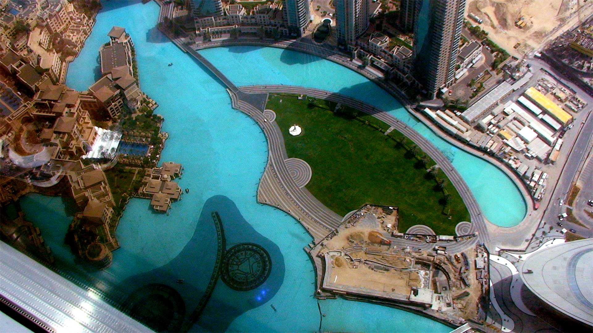 View from the Burj Khalifa, Tallest Building in the world